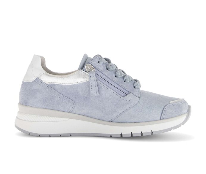 Gabor Sneaker Low Blau - Materialmix Leder/Lederimitat