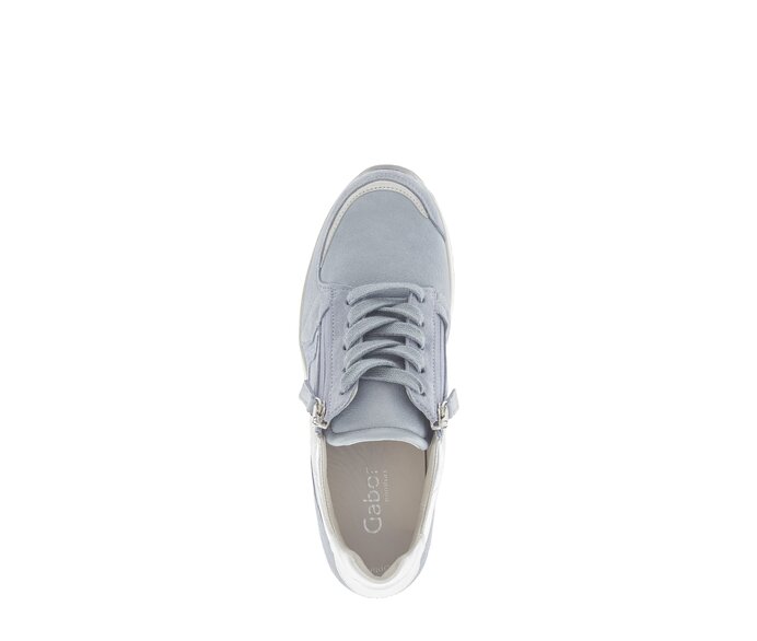 Gabor Sneaker Low Blau - Materialmix Leder/Lederimitat