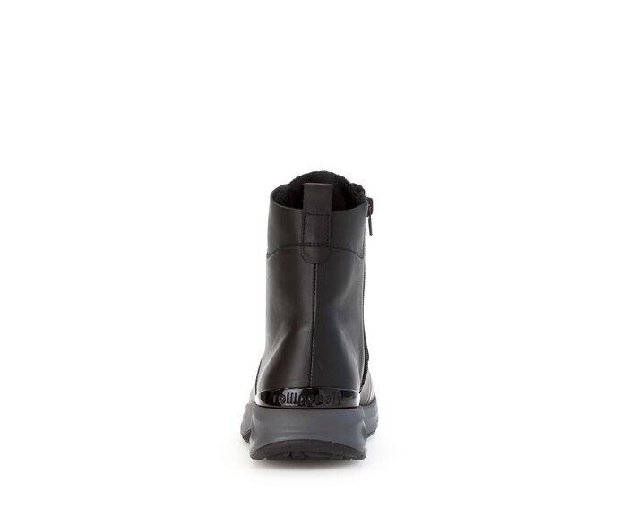 Gabor Sportliche Stiefelette Schwarz - Glattleder