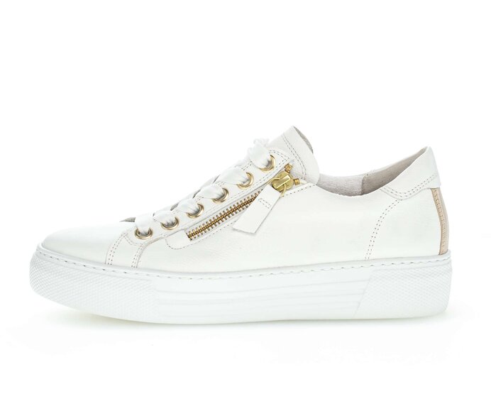Gabor Sneaker Low Weiß - Glattleder