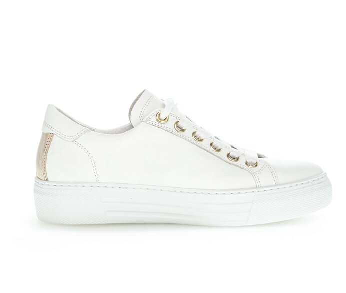 Gabor Sneaker Low Weiß - Glattleder