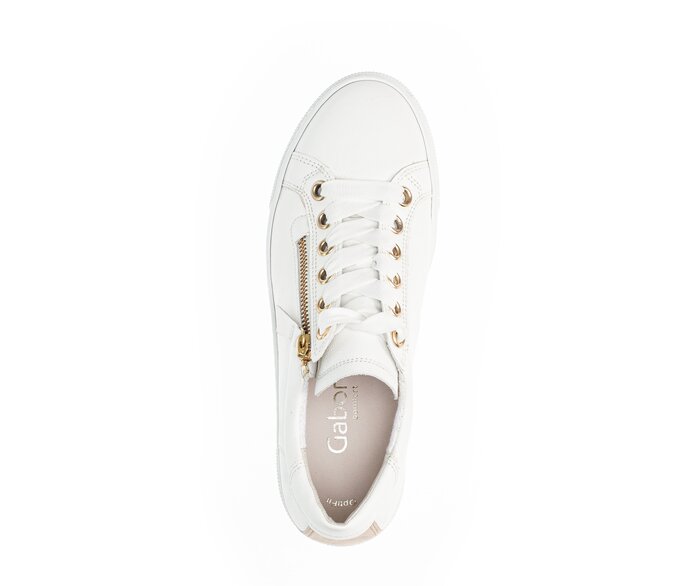 Gabor Sneaker Low Weiß - Glattleder