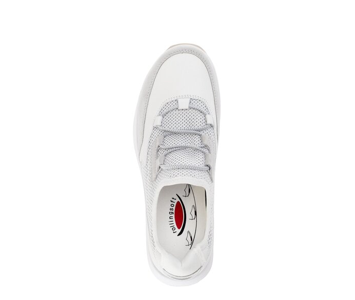 Gabor Sneaker Low Weiß - Materialmix Leder/Lederimitat