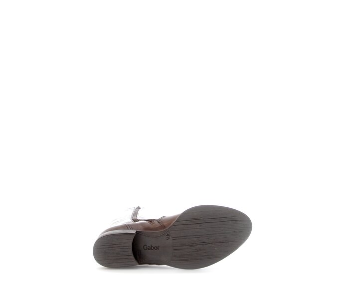 Gabor Eleganter Stiefel Braun - Glattleder