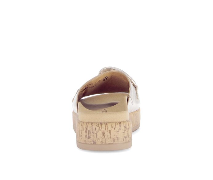 Gabor Pantolette Gold - Effektleder