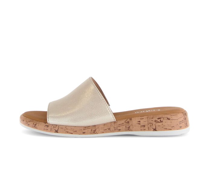 Gabor Pantolette Beige - Effektleder