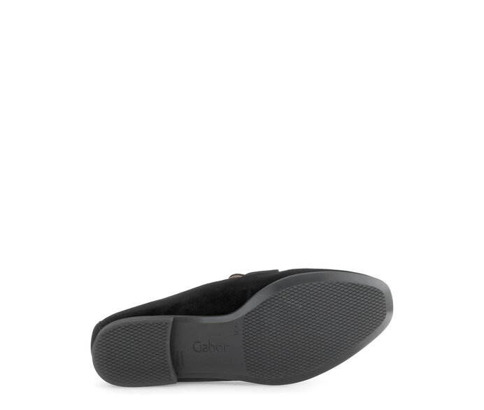 Gabor Slipper Schwarz - Rauleder