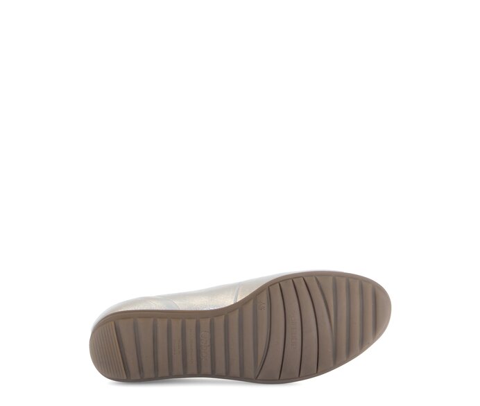 Gabor Sportliche Ballerina Silber - Effektleder