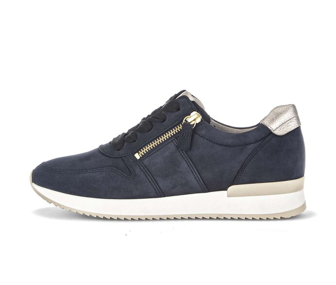 Gabor Sneaker Low Blau - Rauleder