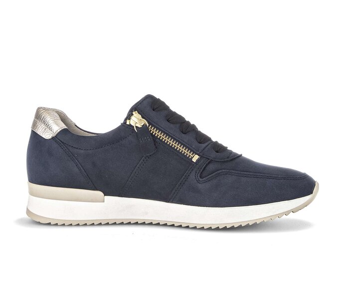 Gabor Sneaker Low Blau - Rauleder