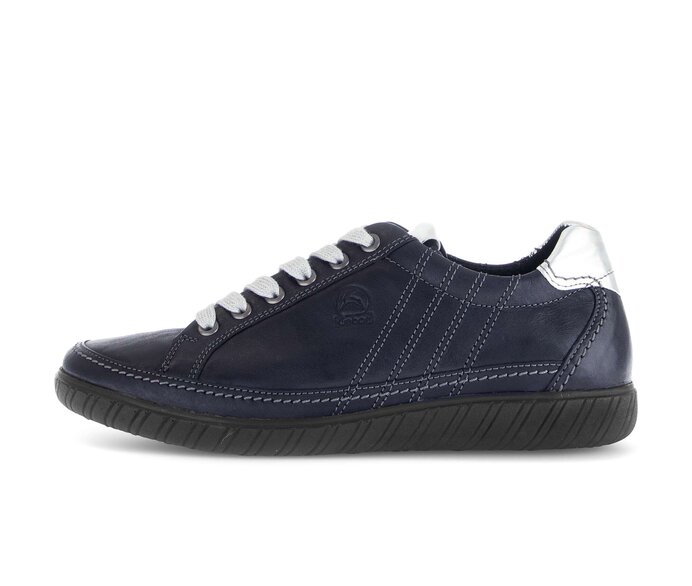 Gabor Sneaker Low Blau - Materialmix Leder/Lederimitat