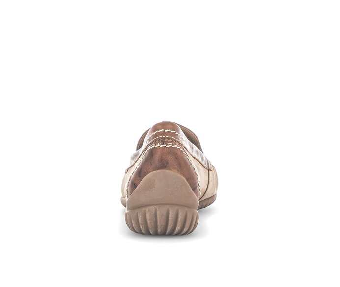 Gabor Mokassin Beige - Materialmix Leder
