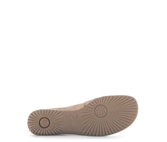 Gabor Mokassin Beige - Materialmix Leder