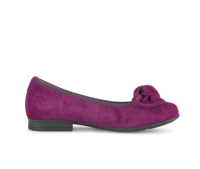 Gabor Eleganter Ballerina Lila - Rauleder