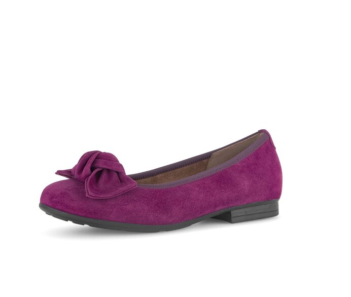 Gabor Eleganter Ballerina Lila - Rauleder