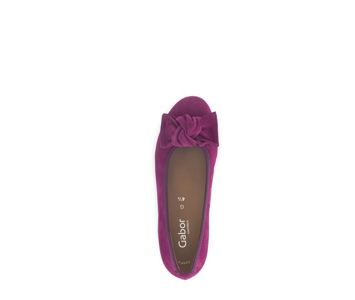 Gabor Eleganter Ballerina Lila - Rauleder