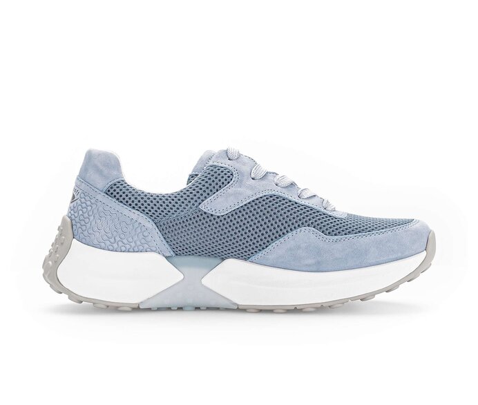 Gabor Sneaker Low Blau - Materialmix Leder/Lederimitat