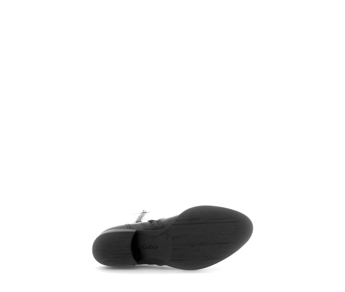 Gabor Eleganter Stiefel Schwarz - Glattleder