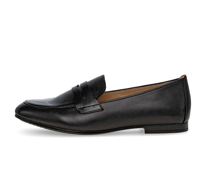 Gabor Slipper Schwarz - Glattleder