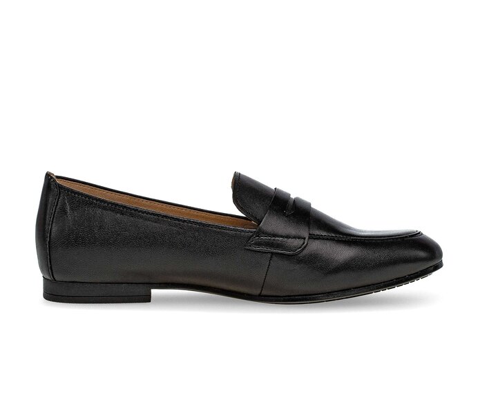 Gabor Slipper Schwarz - Glattleder