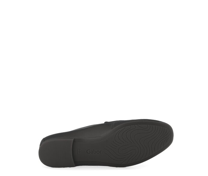 Gabor Slipper Schwarz - Glattleder