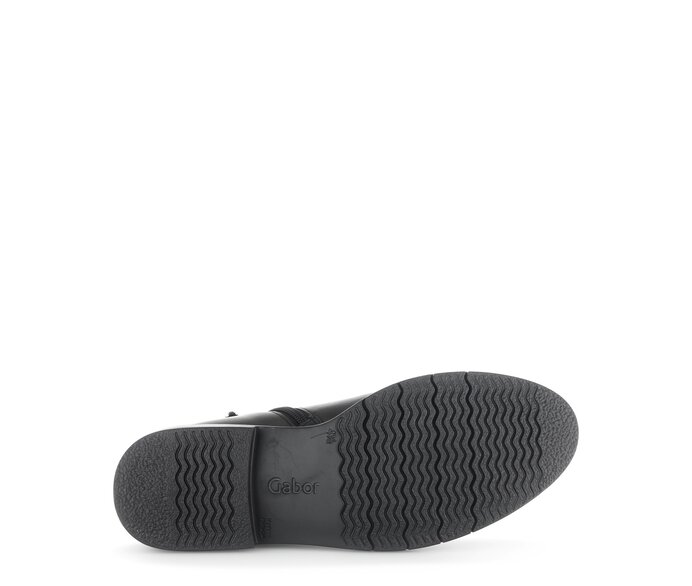 Gabor Elegante Stiefelette Schwarz - Glattleder