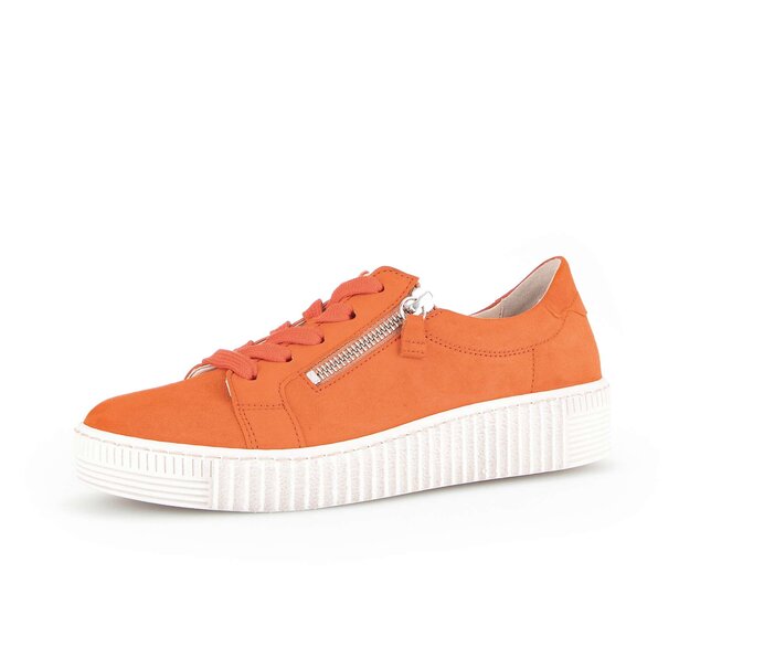 Gabor Sneaker Low Orange - Rauleder