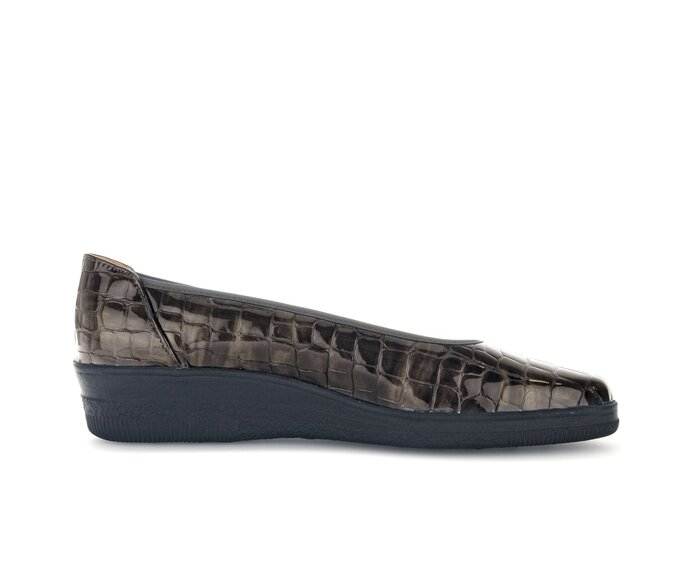 Gabor Sportliche Ballerina Braun - Lackleder