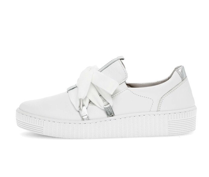 Gabor Sneaker Low Weiß - Materialmix Leder