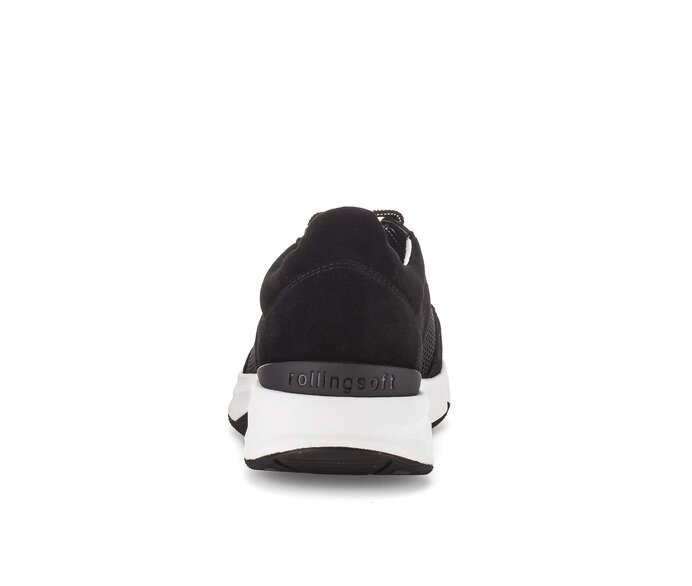 Gabor Sneaker Low Schwarz - Materialmix Leder/Lederimitat