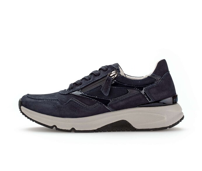 Gabor Sneaker Low Blau - Rauleder