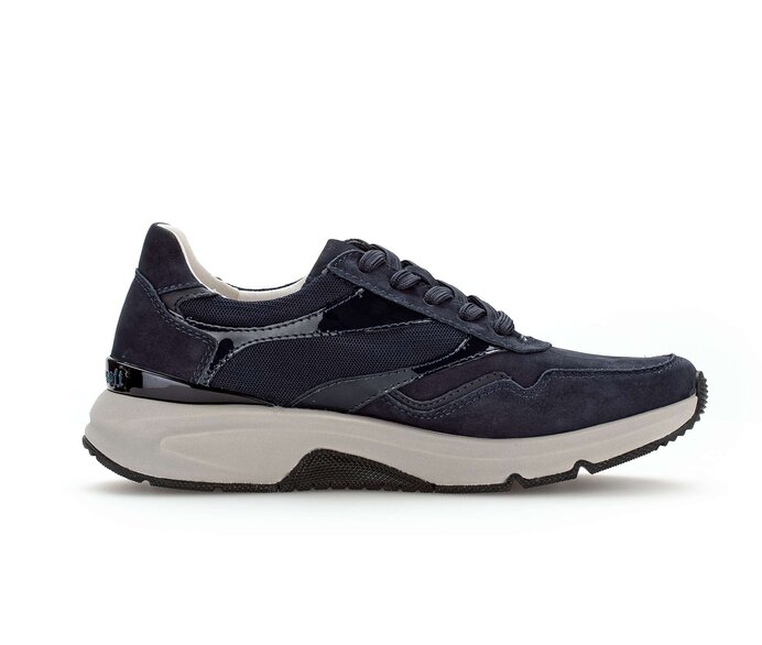 Gabor Sneaker Low Blau - Rauleder