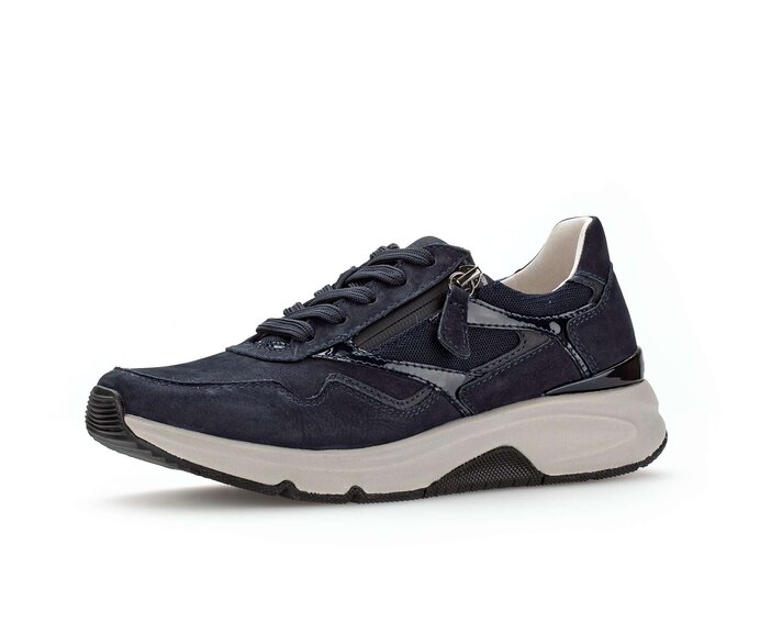 Gabor Sneaker Low Blau - Rauleder