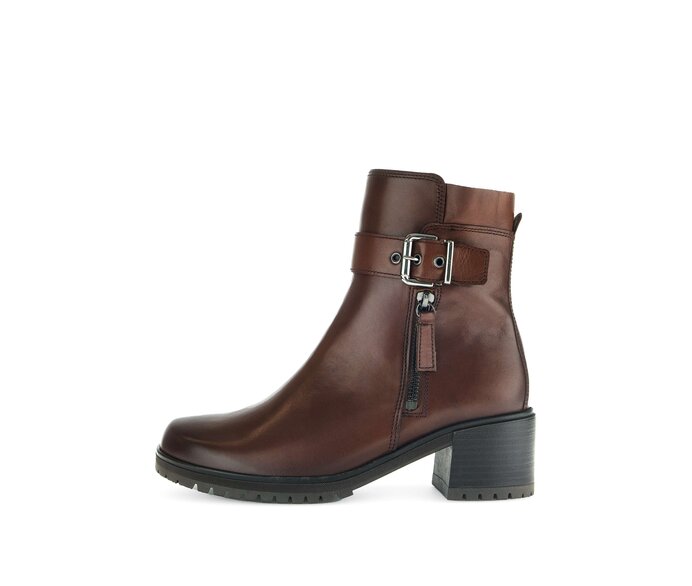 Gabor Plateau Stiefelette Braun - Glattleder