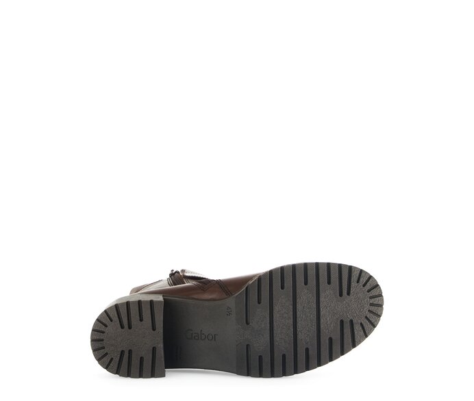 Gabor Plateau Stiefelette Braun - Glattleder