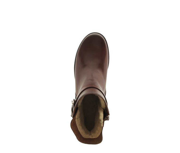 Gabor Plateau Stiefelette Braun - Glattleder