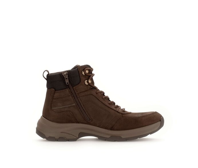Pius Gabor Sportlicher Stiefel Braun - Materialmix Leder/Textil