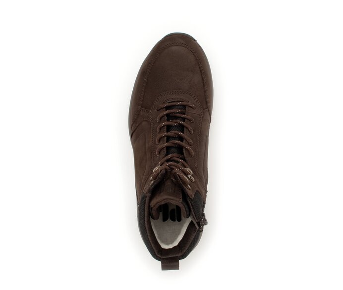 Pius Gabor Sportlicher Stiefel Braun - Materialmix Leder/Textil