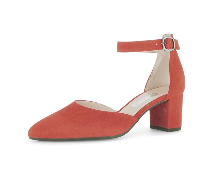 Gabor Spangenpumps Rot - Rauleder