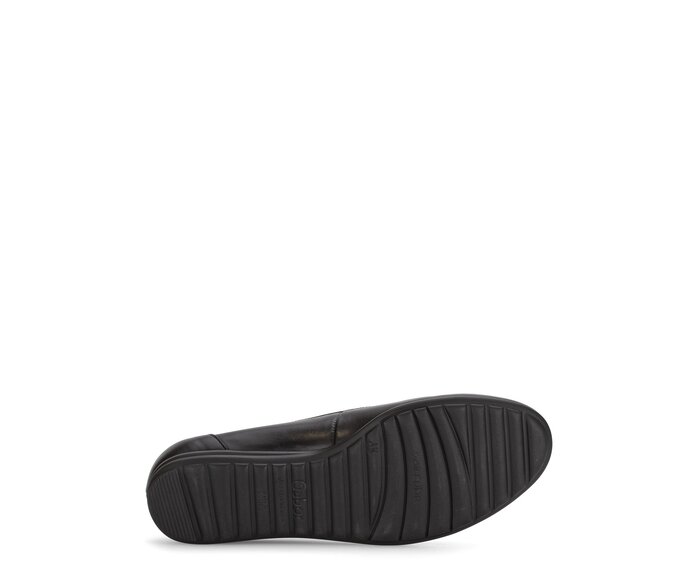 Gabor Sportliche Ballerina Schwarz - Glattleder