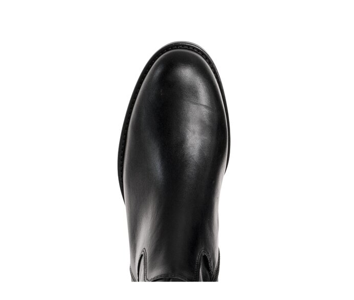 Gabor Eleganter Stiefel Schwarz - Glattleder