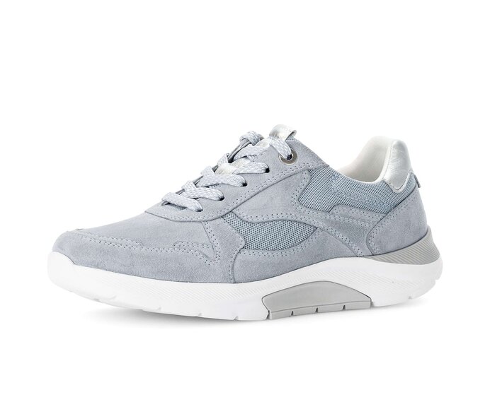 Gabor Sneaker Low Blau - Materialmix Leder/Lederimitat