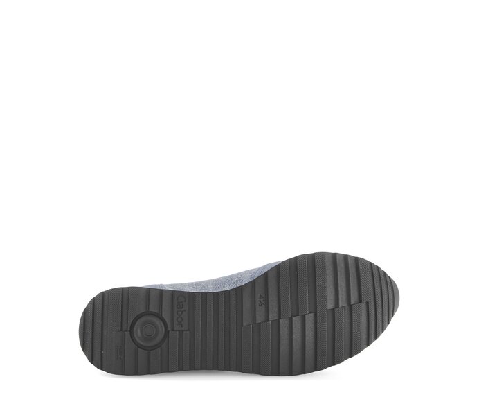 Gabor Sneaker Low Blau - Materialmix Leder
