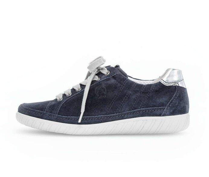 Gabor Sneaker Low Blau - Rauleder