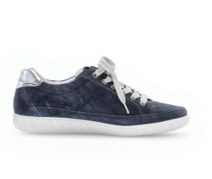 Gabor Sneaker Low Blau - Rauleder
