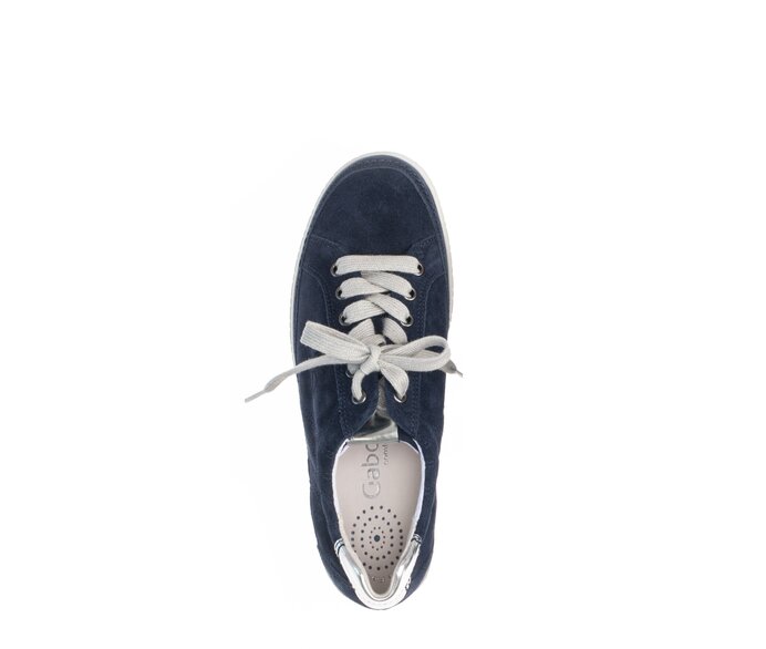 Gabor Sneaker Low Blau - Rauleder
