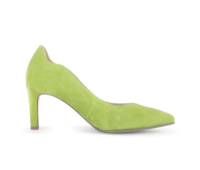 Gabor Eleganter Pumps Grün - Rauleder