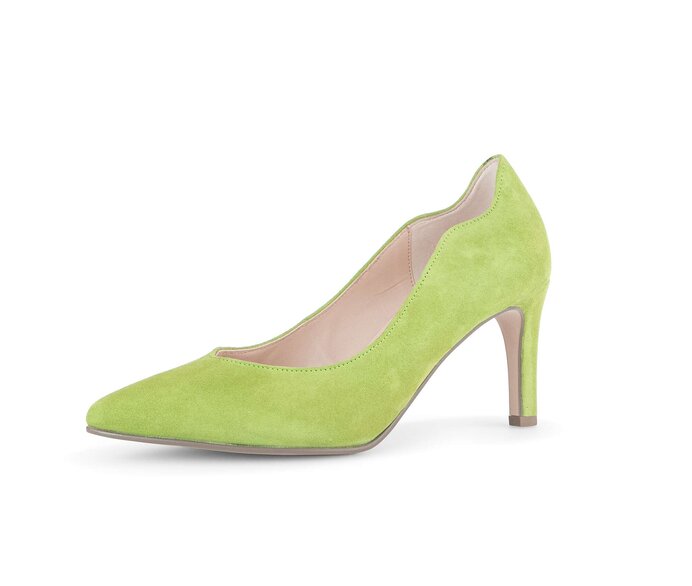 Gabor Eleganter Pumps Grün - Rauleder