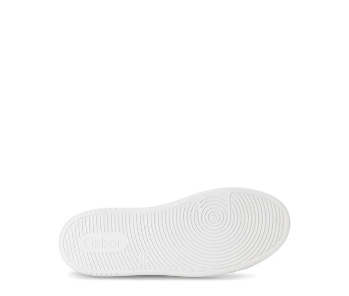 Gabor Sneaker Low Silber - Materialmix Leder