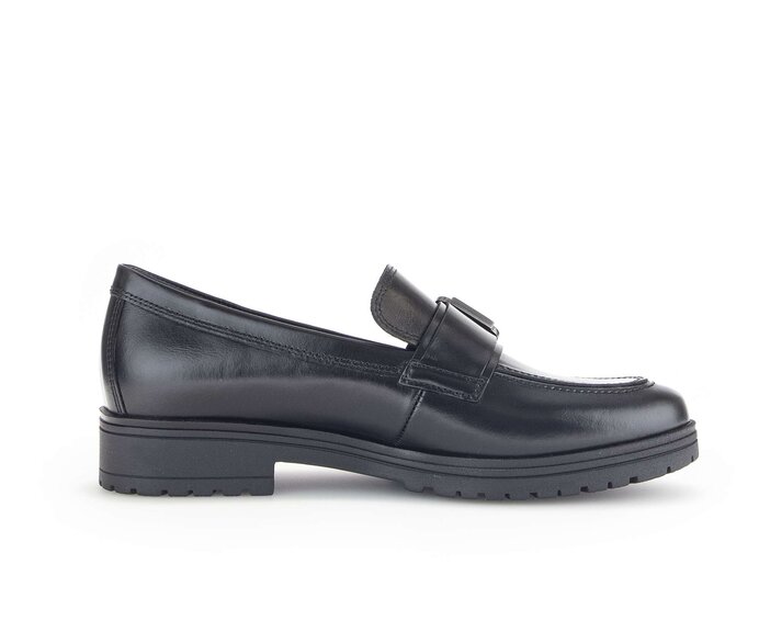 Gabor Loafer Schwarz - Glattleder